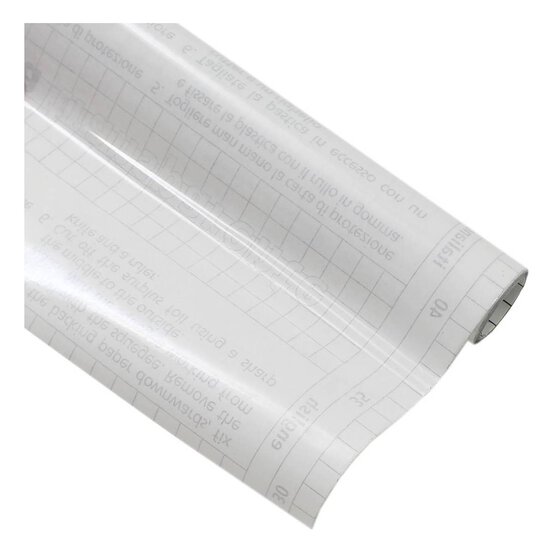 Fablon Vinyl Sticky Back Glossy Clear