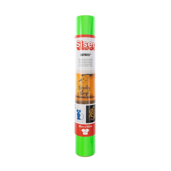Siser Fluorescent Green Easyweed Heat Transfer Vinyl 30cm x 50cm