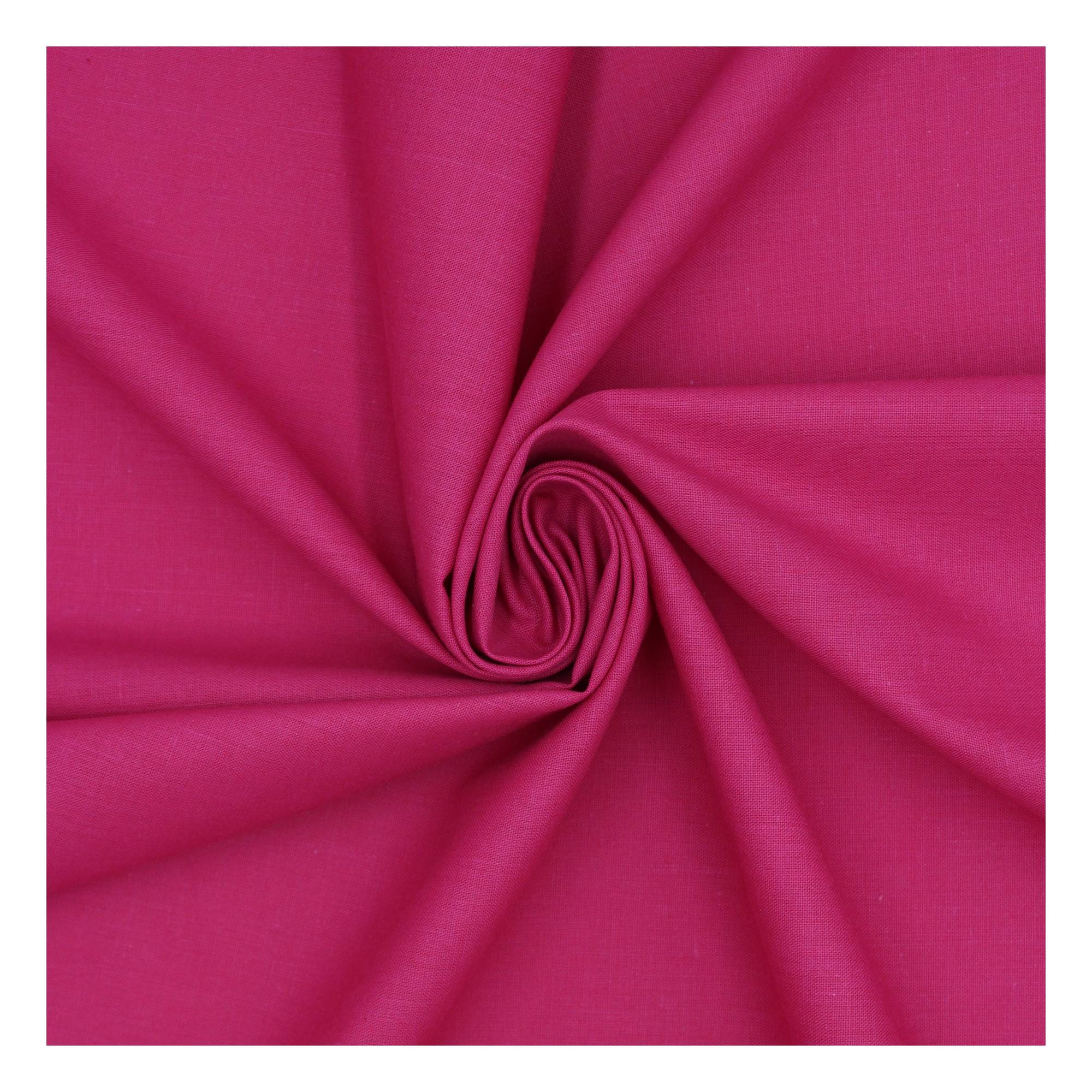 Cerise Polycotton Extra Wide Fabric by the Metre