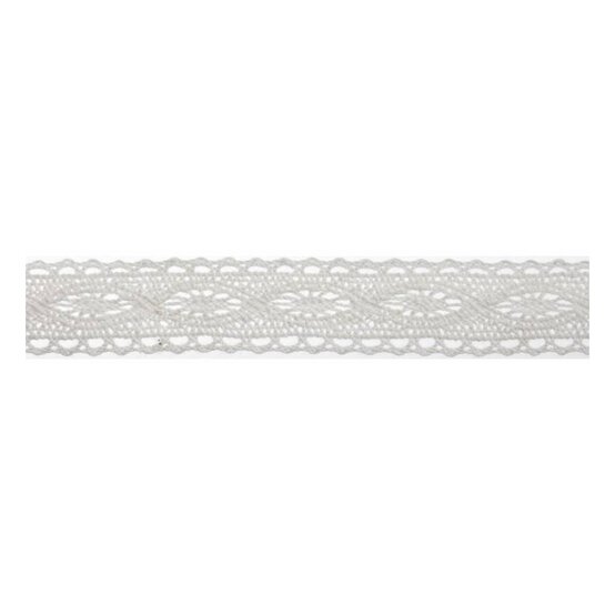 Cream Cotton Lace Ovals Ribbon 20mm x 5m