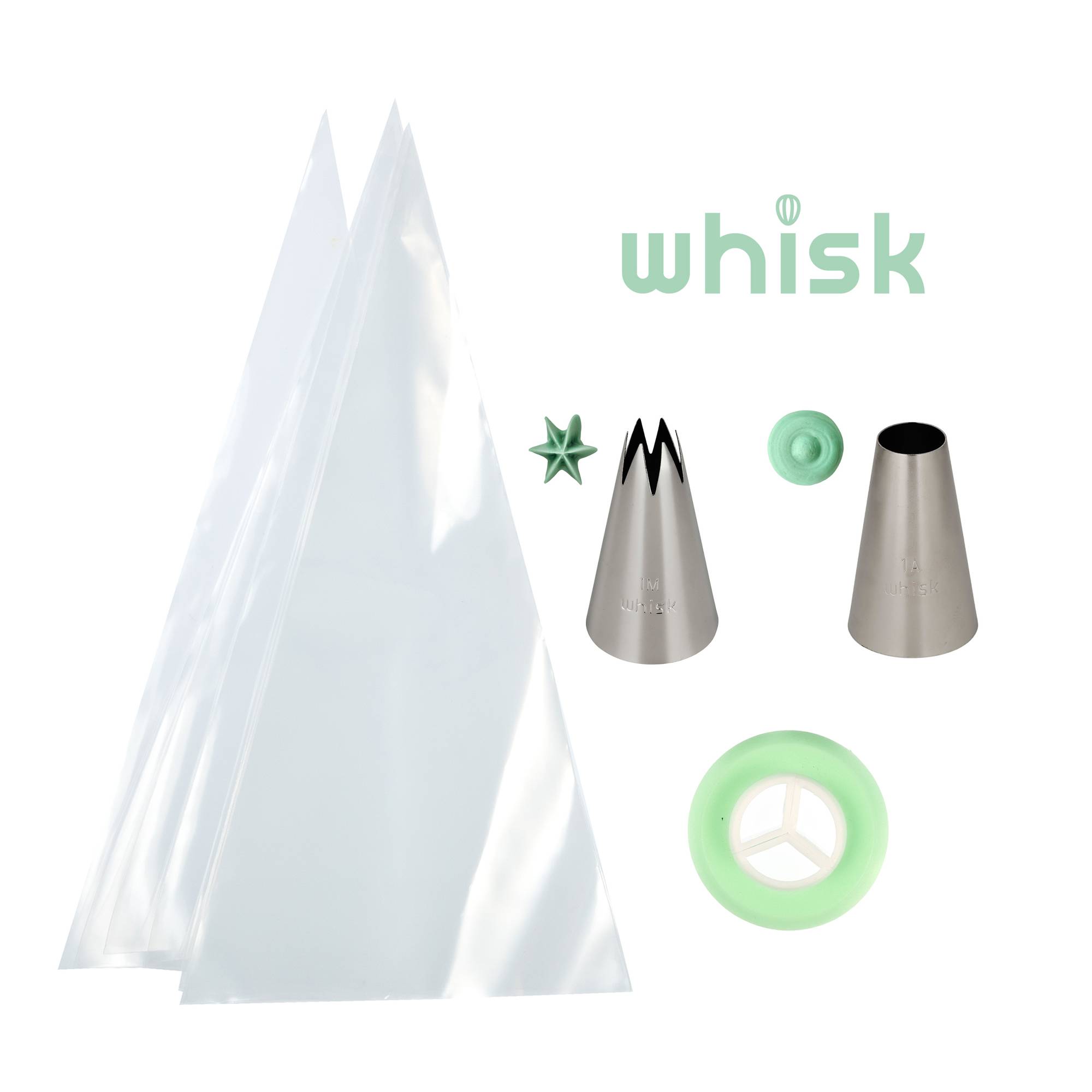 Whisk Tri Colour Decoration Set 9 Pieces