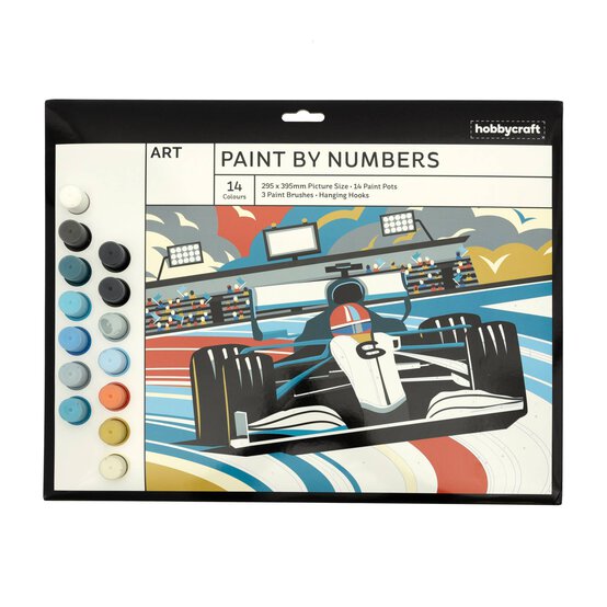 Racing Car Paint by Numbers