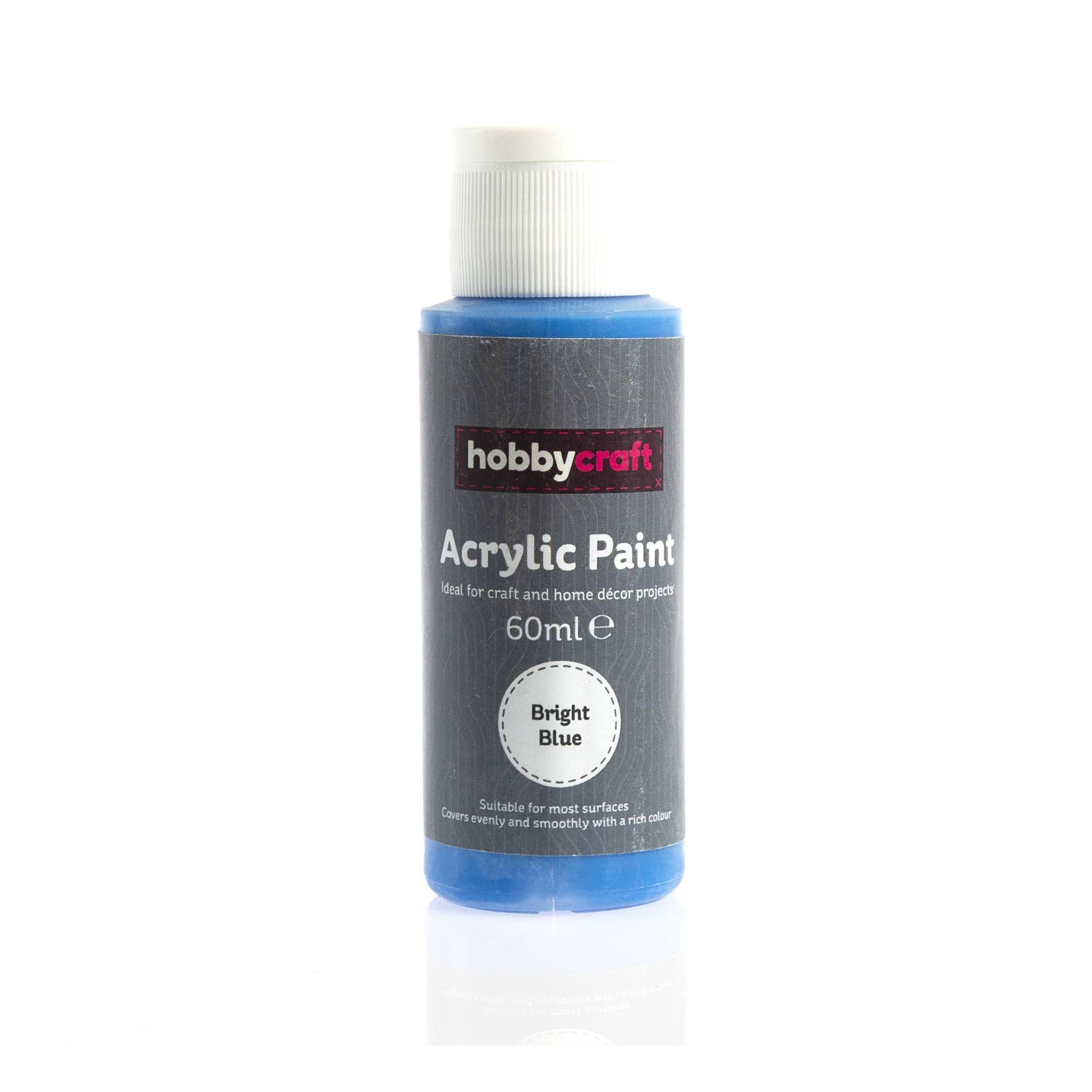 Bright Blue Acrylic Craft Paint 60ml
