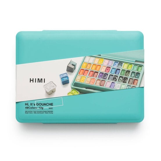 HIMI Green Twin Cups Gouache Set 12ml 48 Pack