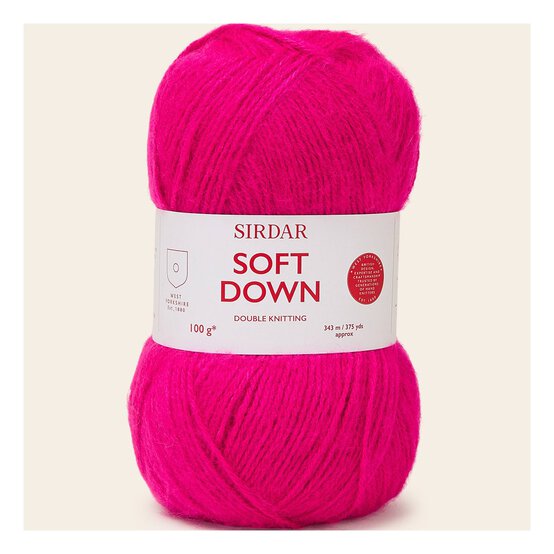 Sirdar Fluffy Fuchsia Soft Down DK 100g