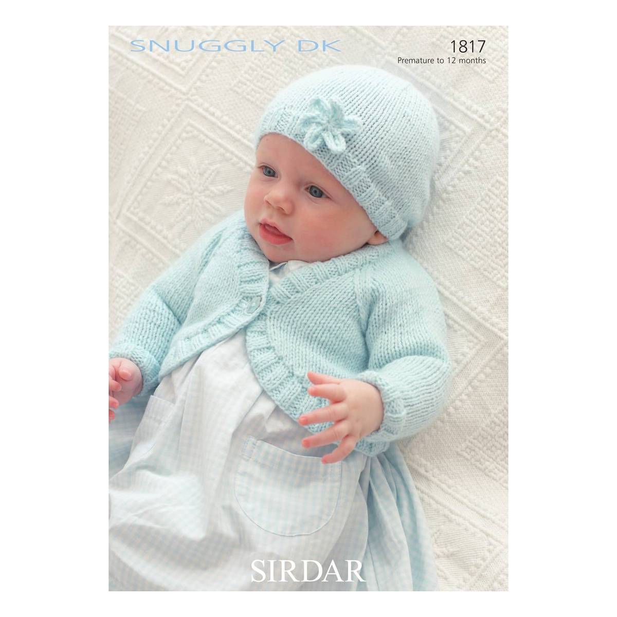 Sirdar Snuggly DK Cardigan and Hat Digital Pattern 1817