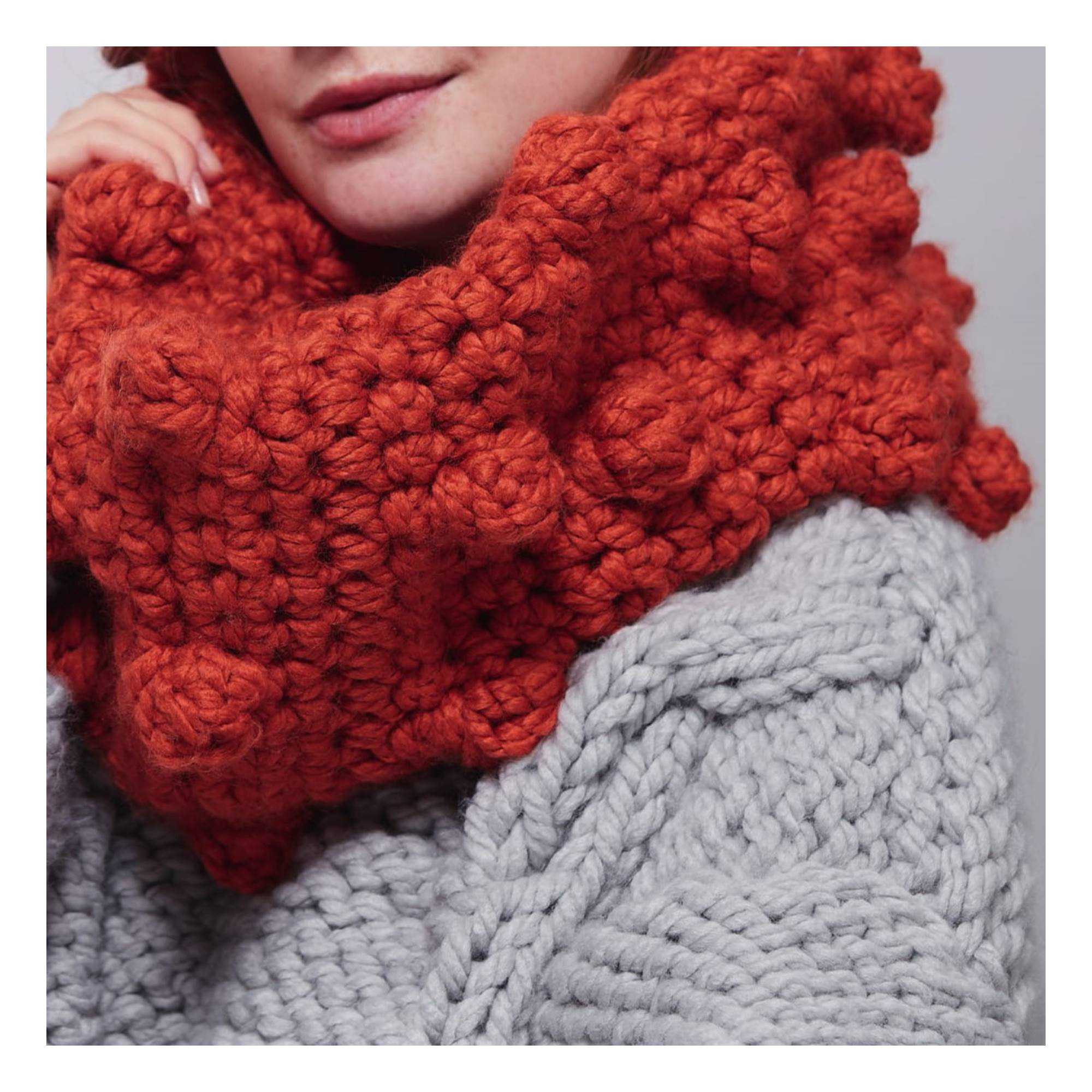 Knitcraft Crochet Bobble Snood Digital Pattern 0118