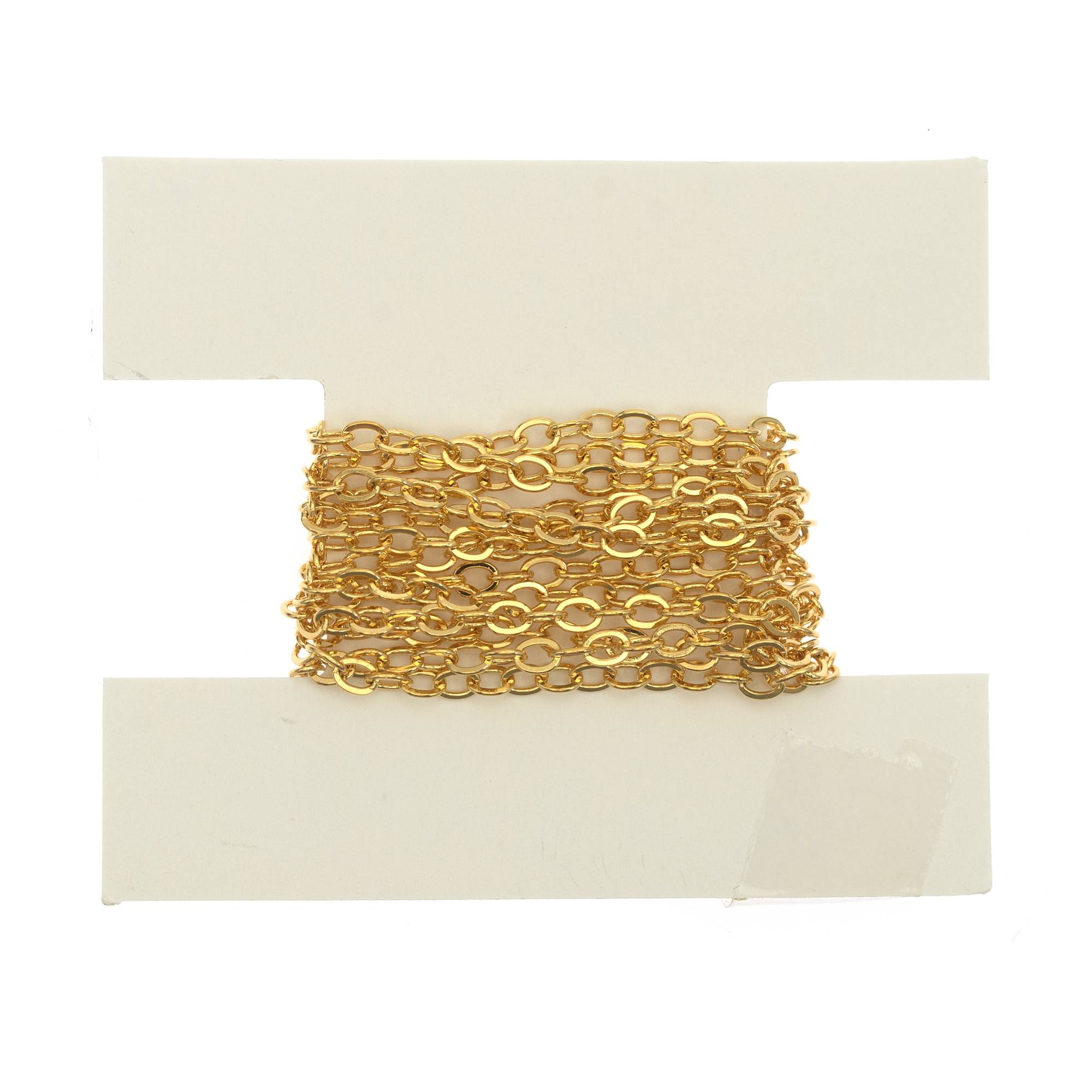 Gold Plated Trace Chain 2mm x 1m