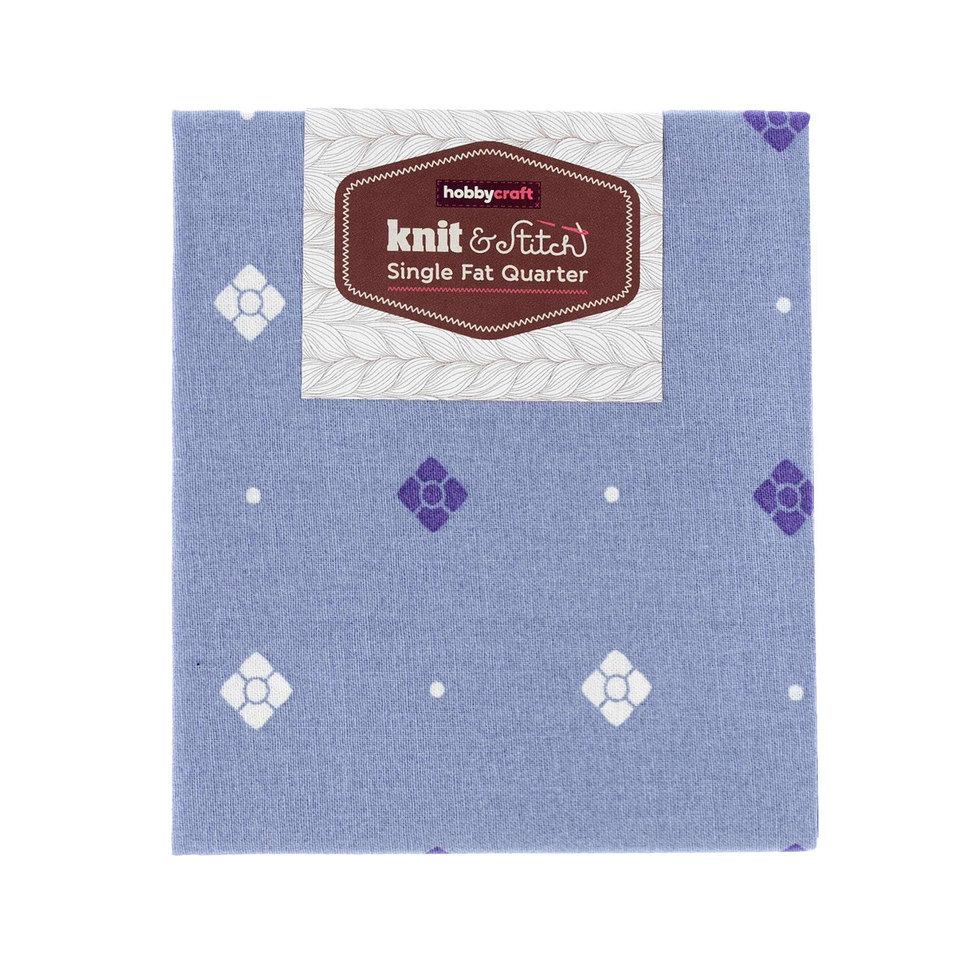 Purple Little Petal Single Cotton Fat Quarter