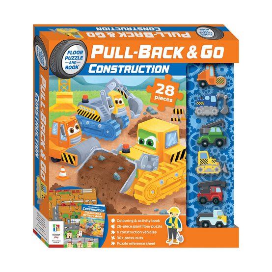 Pull-Back and Go Construction Vehicles Activity Set