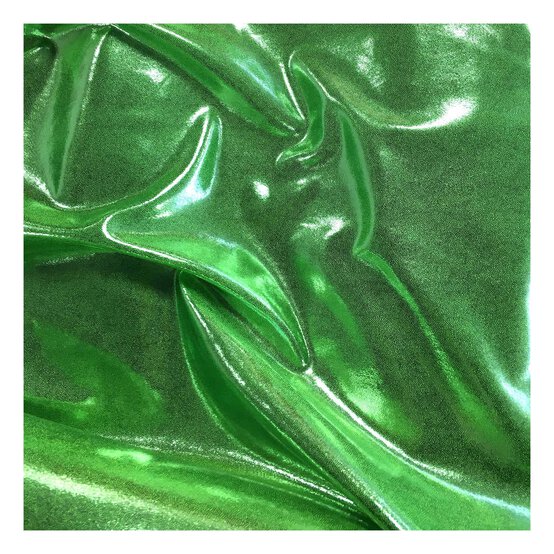 Lime Two Tone Mystique Fabric by the Metre