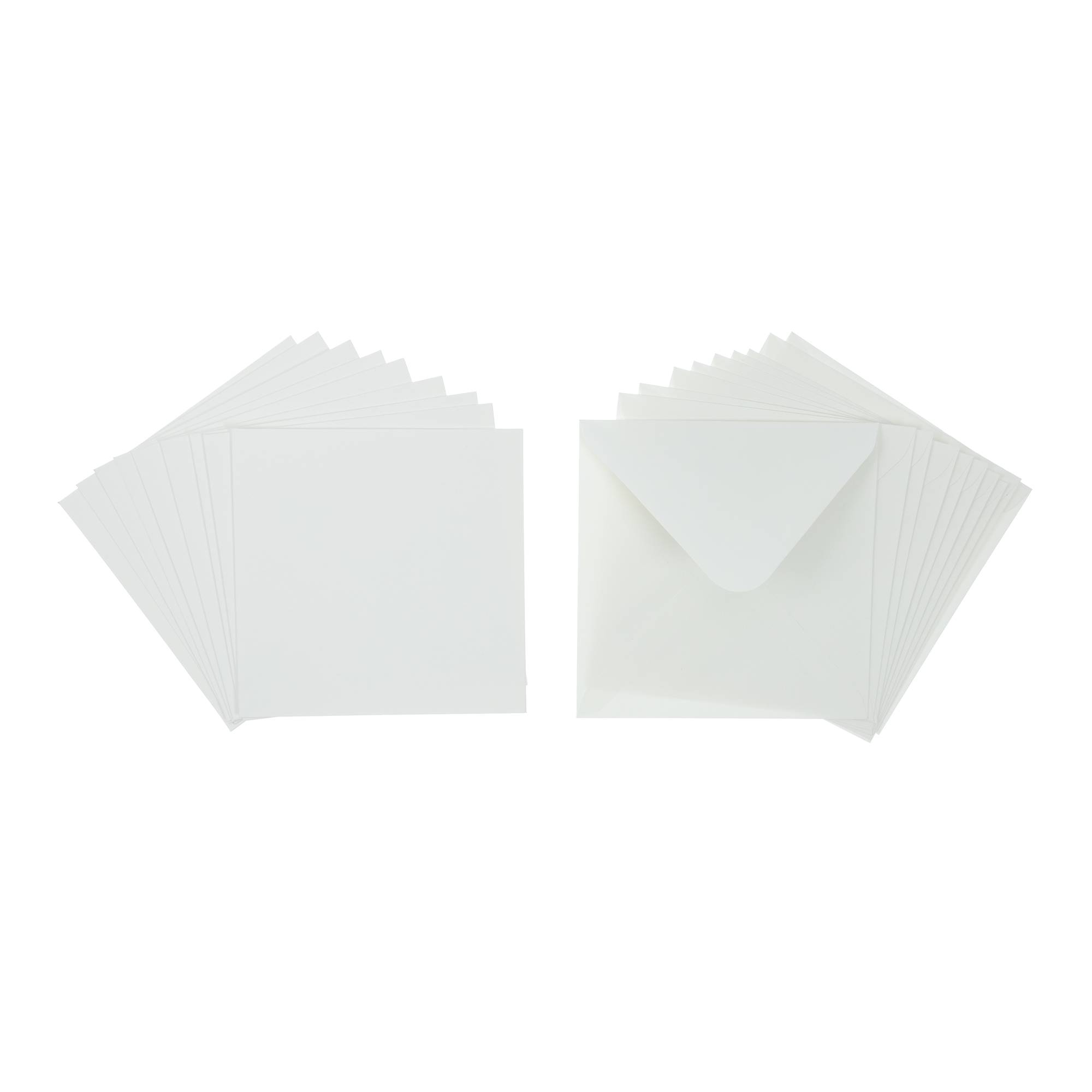 Papermania White Cards6 x 6 Inches 10 Pack