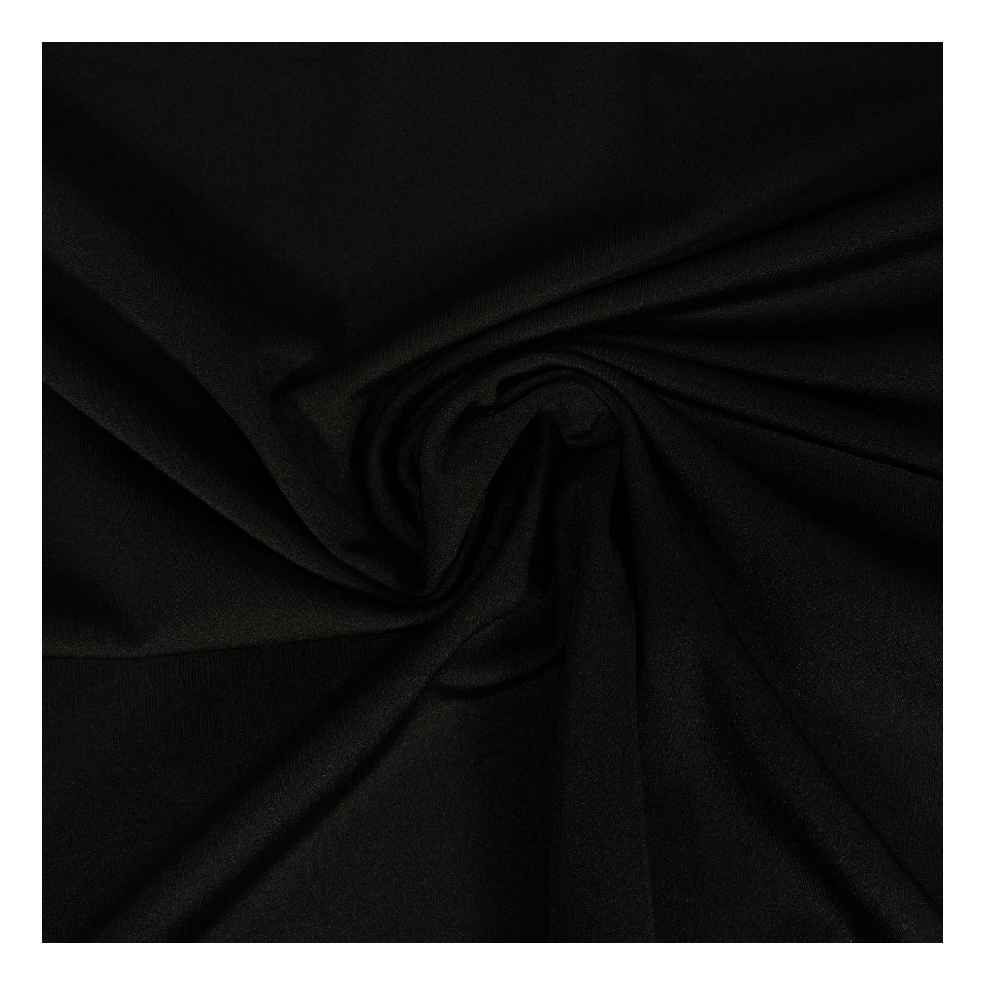 Black Elastane Fabric by the Metre