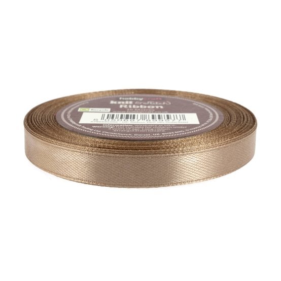 Tan Gold Satin Ribbon 9mm x 15m