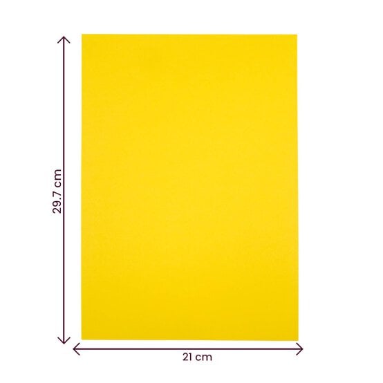 Yellow Card A4 10 Pack