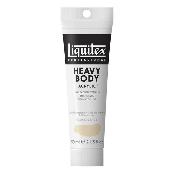 Liquitex Professional Unbleached Titanium Heavy Body Acrylic 59ml