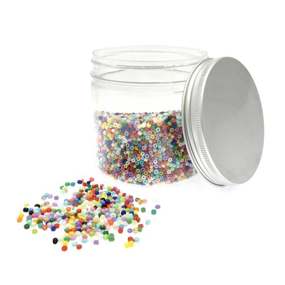 Small Round Coloured Beads Tub