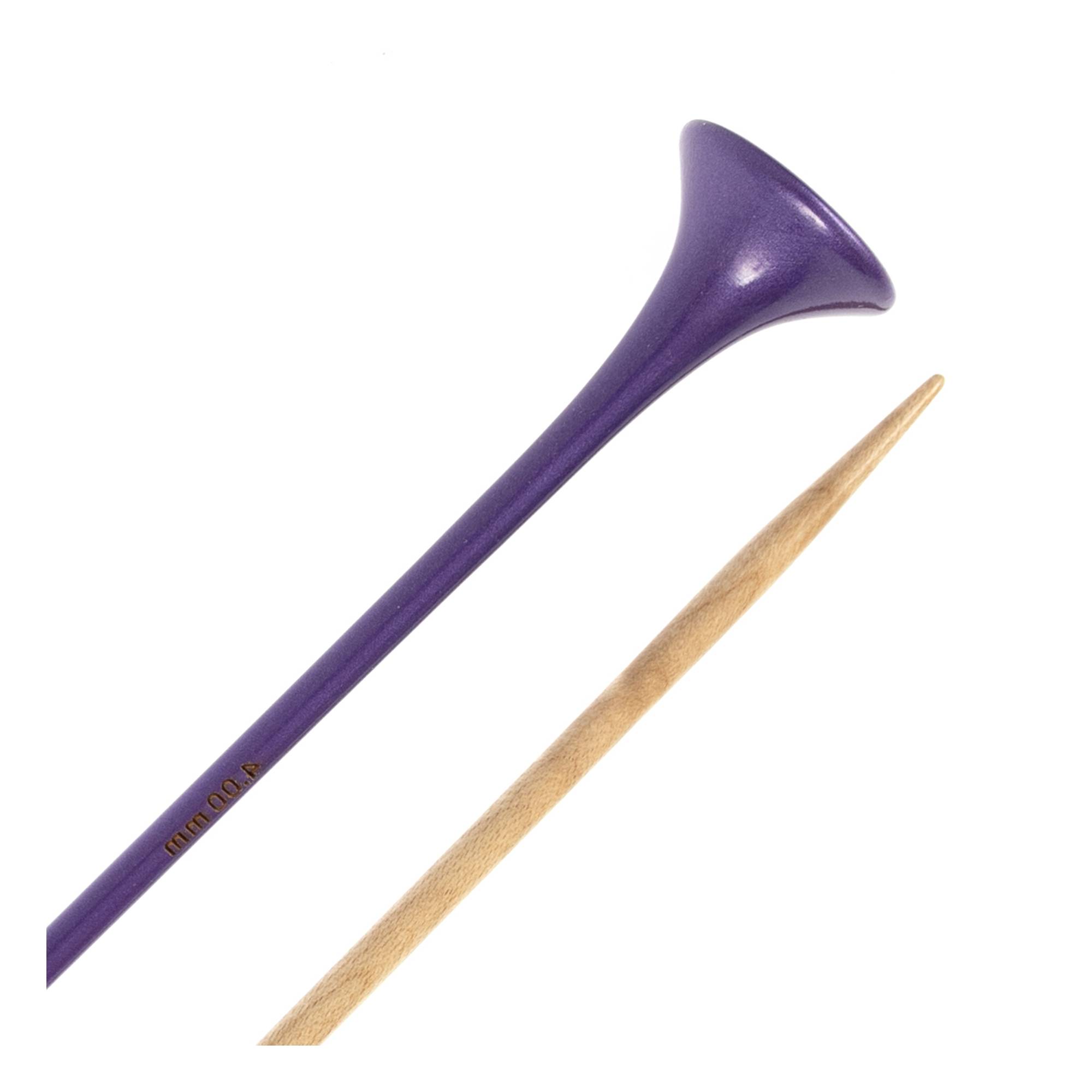 Knitcraft Wooden Knitting Needles 4mm x 35cm