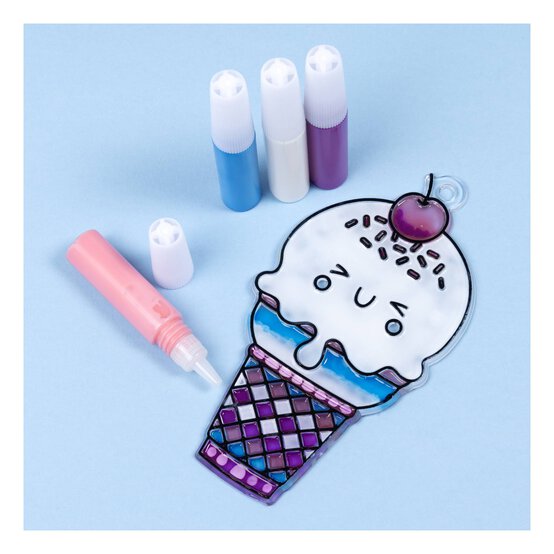 Ice Cream Plastic Suncatcher