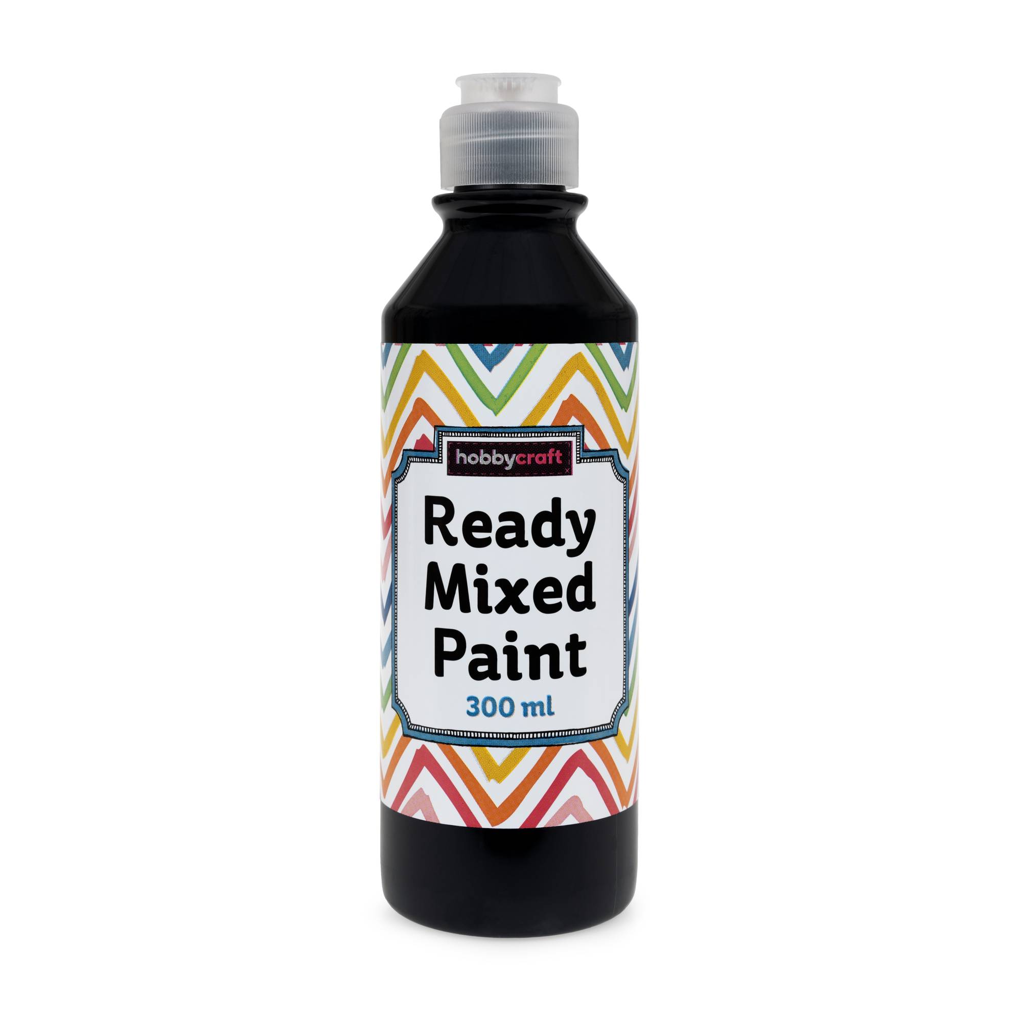 Black Ready Mixed Paint 300ml