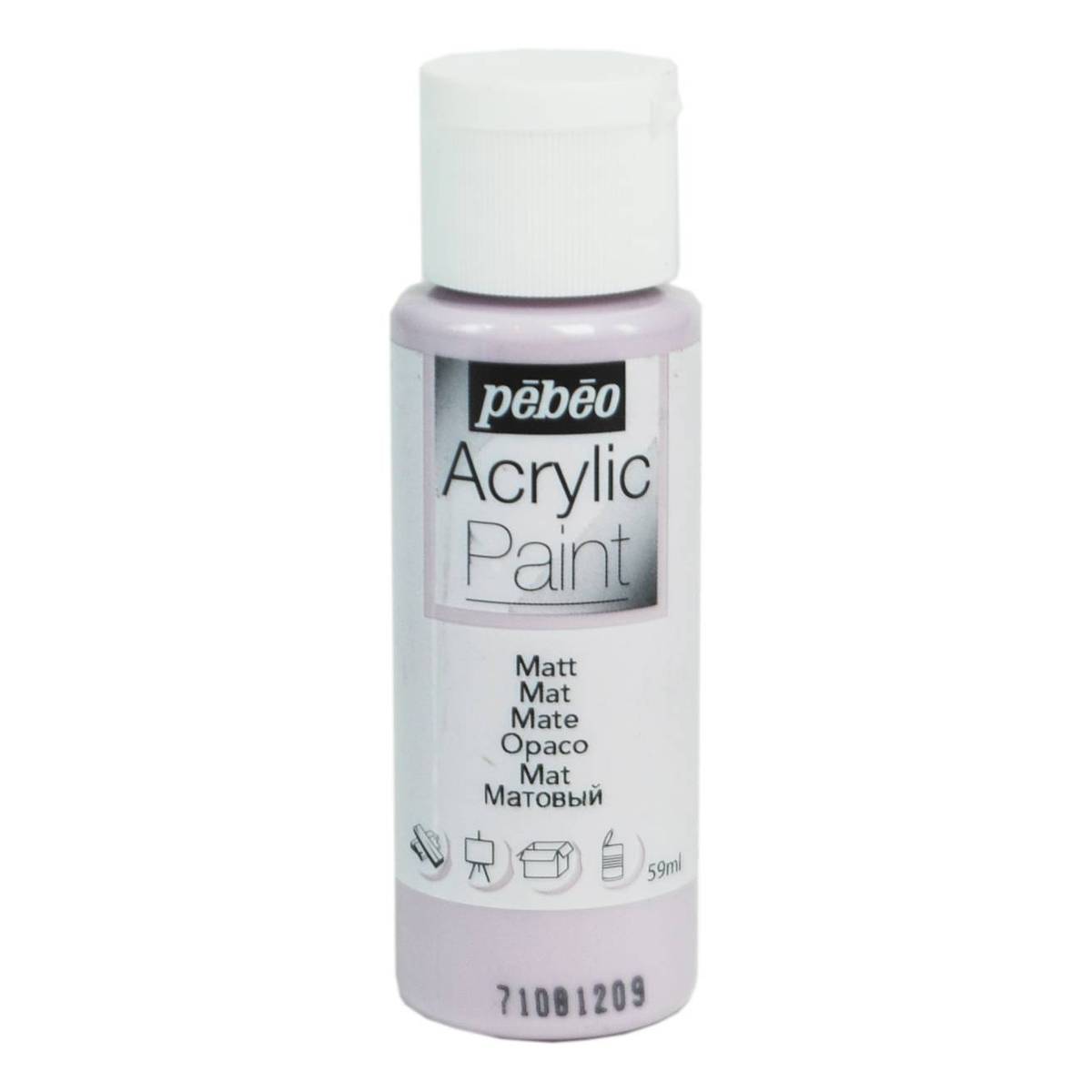 Pebeo Lavender Matt Acrylic Craft Paint 59ml