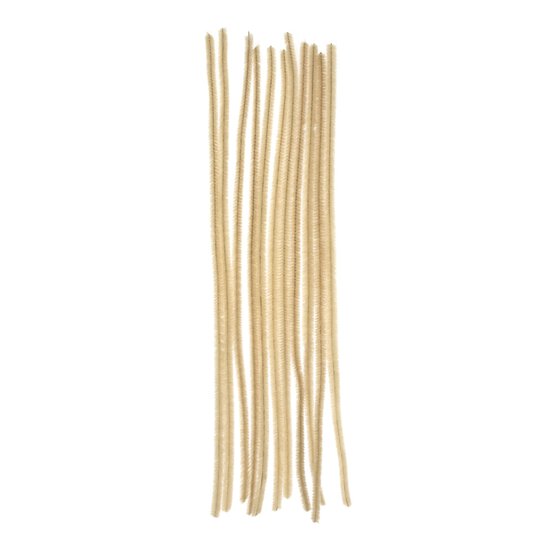 Light Brown Pipe Cleaners 12 Pack