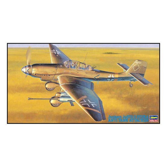 Hasegawa Junkers Ju 87 G-2 Stuka Anti Tank Attacker Model Kit 1:48