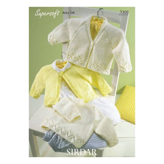 Sirdar Snuggly DK Cardigans and Sweater Digital Pattern 3101