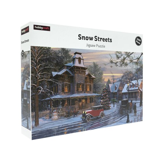 Snow Streets Jigsaw Puzzle 1000 Pieces