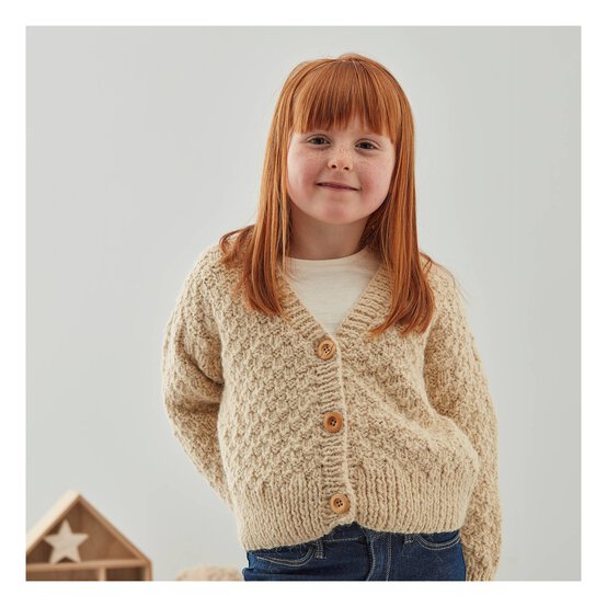 Knitcraft Children's Check Stitch Cardigan Digital Pattern 0248