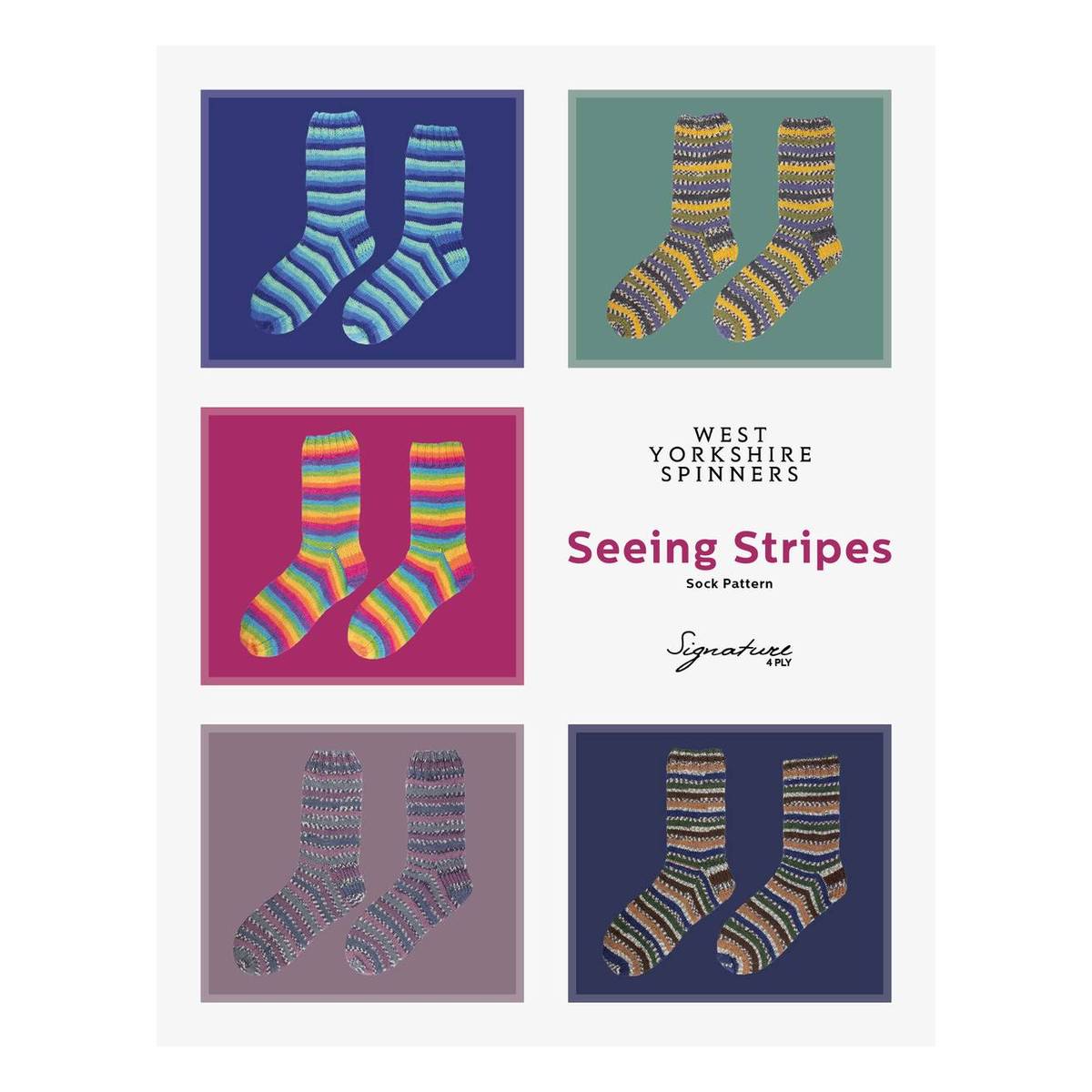 West Yorkshire Spinners Seeing Stripes Sock Pattern