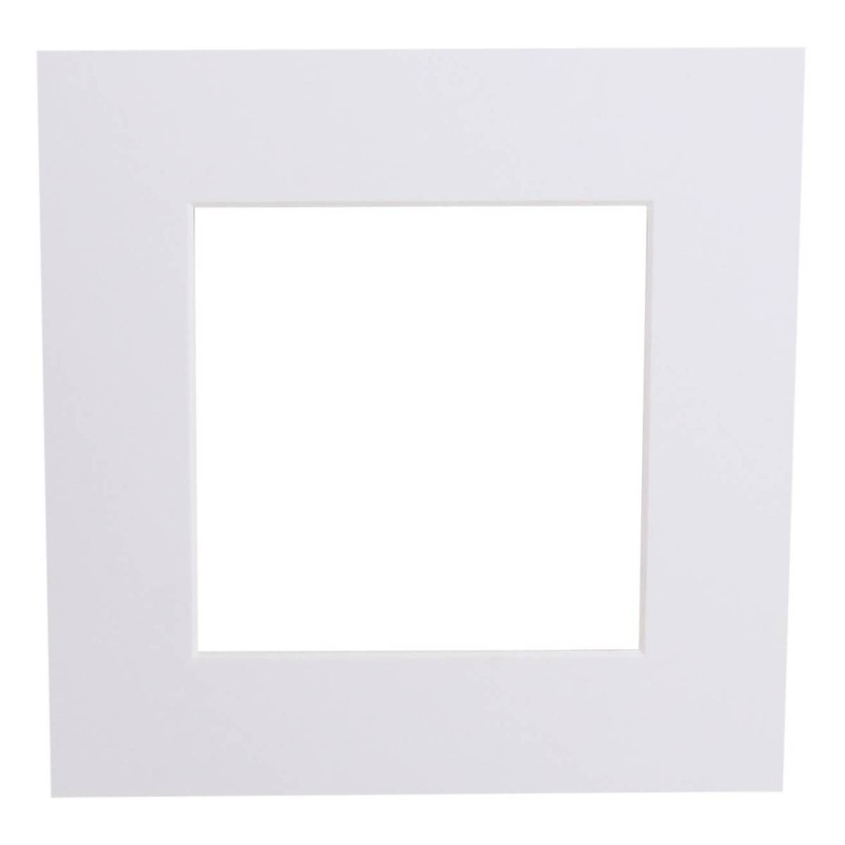 Iced White Single Aperture Mount 8 x 8 Inches
