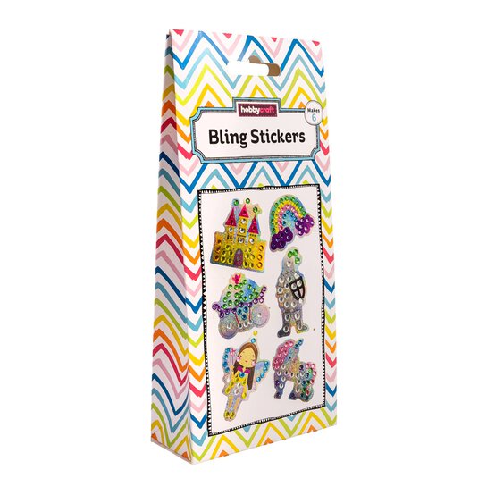 Princess Fairy Bling Stickers 6 Pack