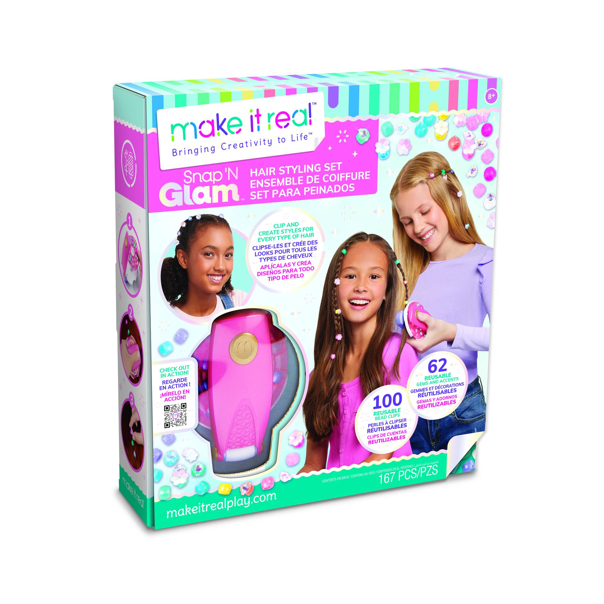 Make It Real Snap ‘N Glam Hair Styling Set