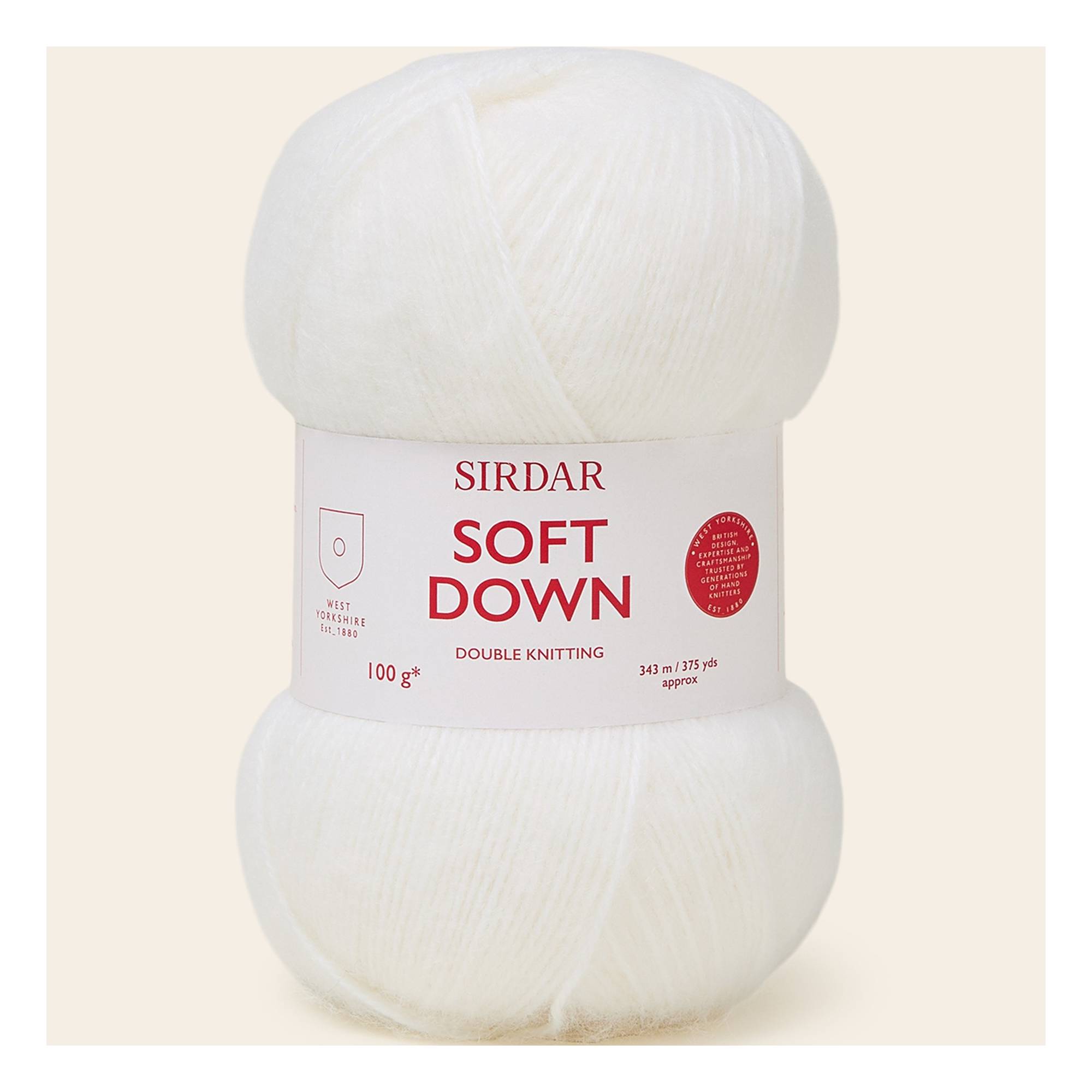 Sirdar Cloud White Soft Down DK 100g