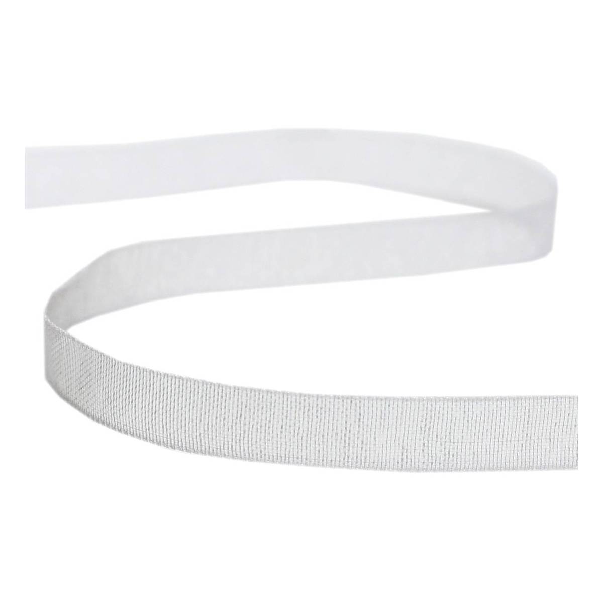 Silver Organdie Ribbon 6mm x 8m