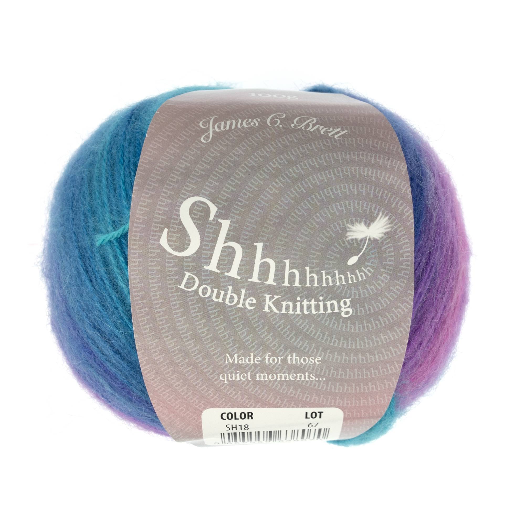 James C Brett Azure Delight Shhh DK Yarn 100g