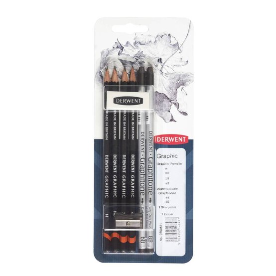 Derwent Graphic Mixed Media Pencils 8 Pieces