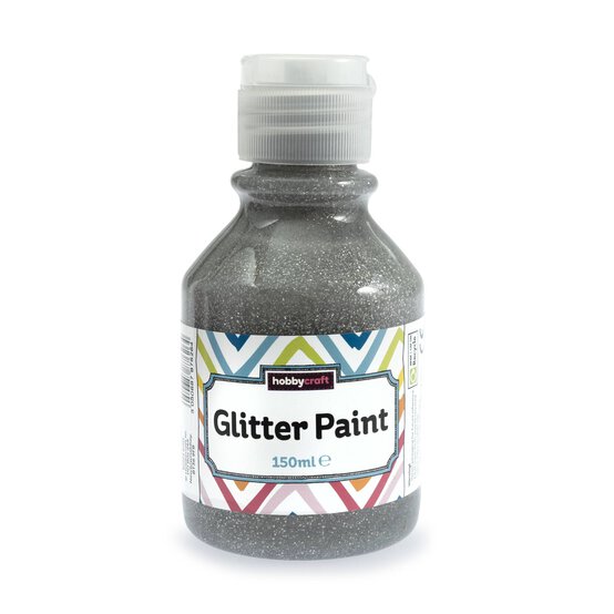Silver Glitter Paint 150ml
