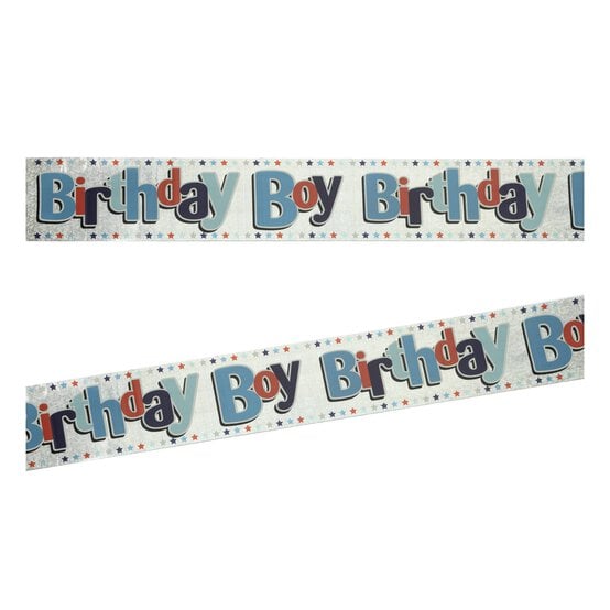 Birthday Boy Banner 2.5m