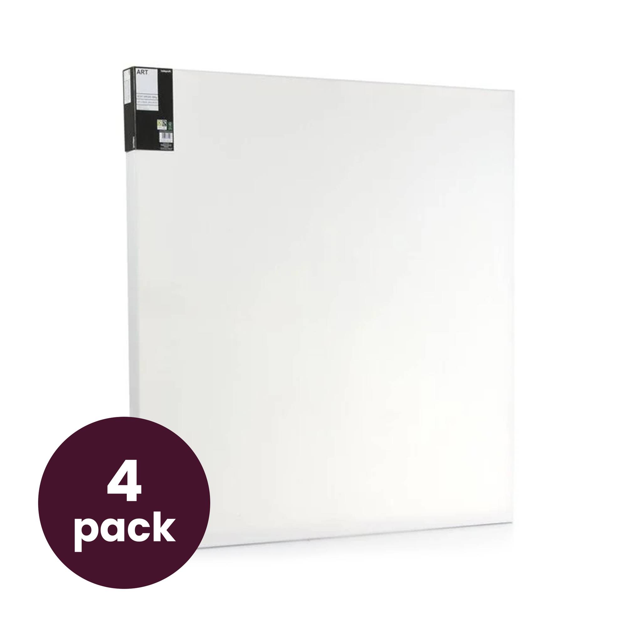 Box Canvas 100cm x 100cm 4 Pack Bundle