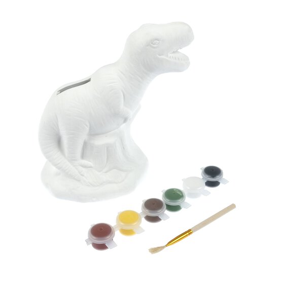 Paint Your Own T-Rex Money Box