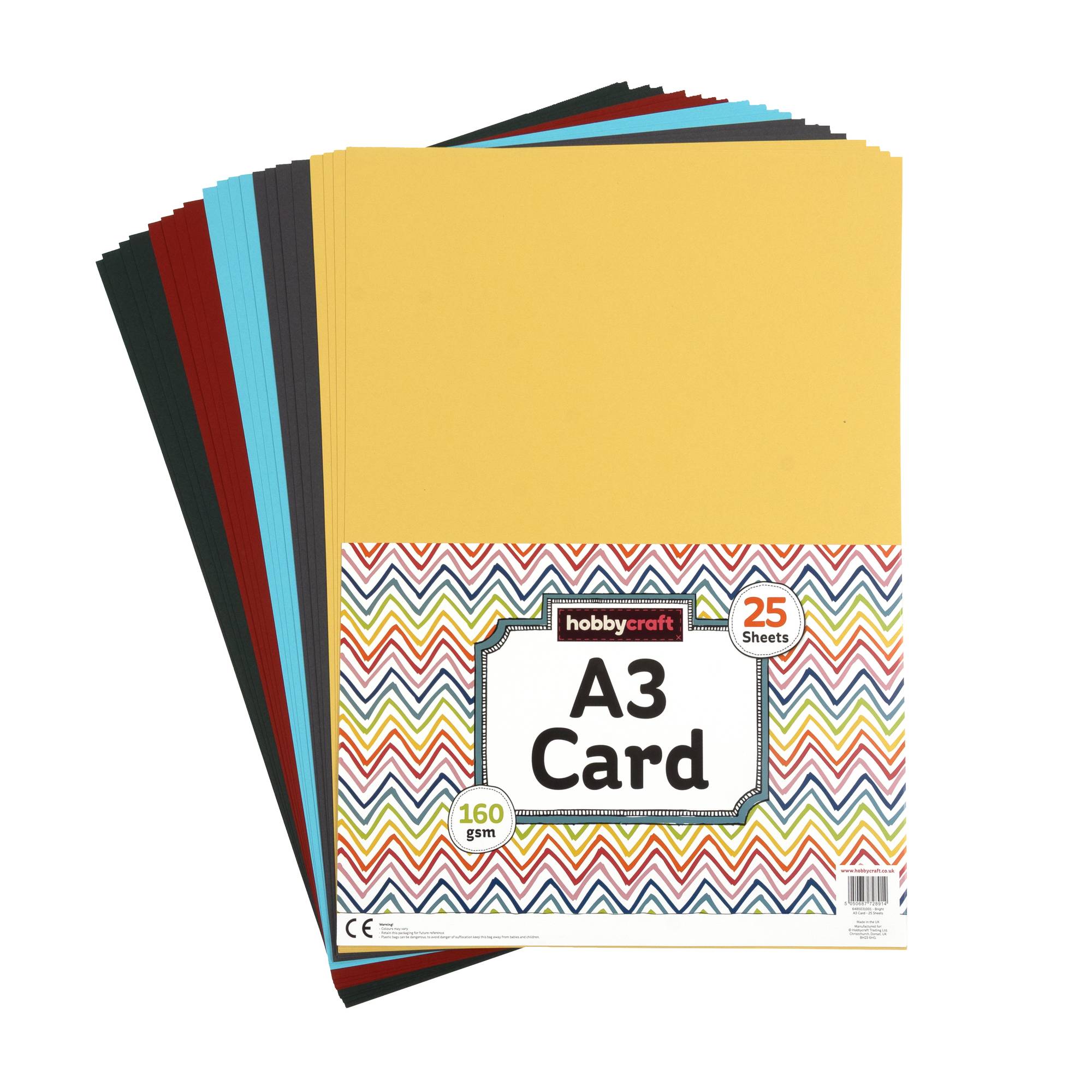 Bright Card A3 25 Pack