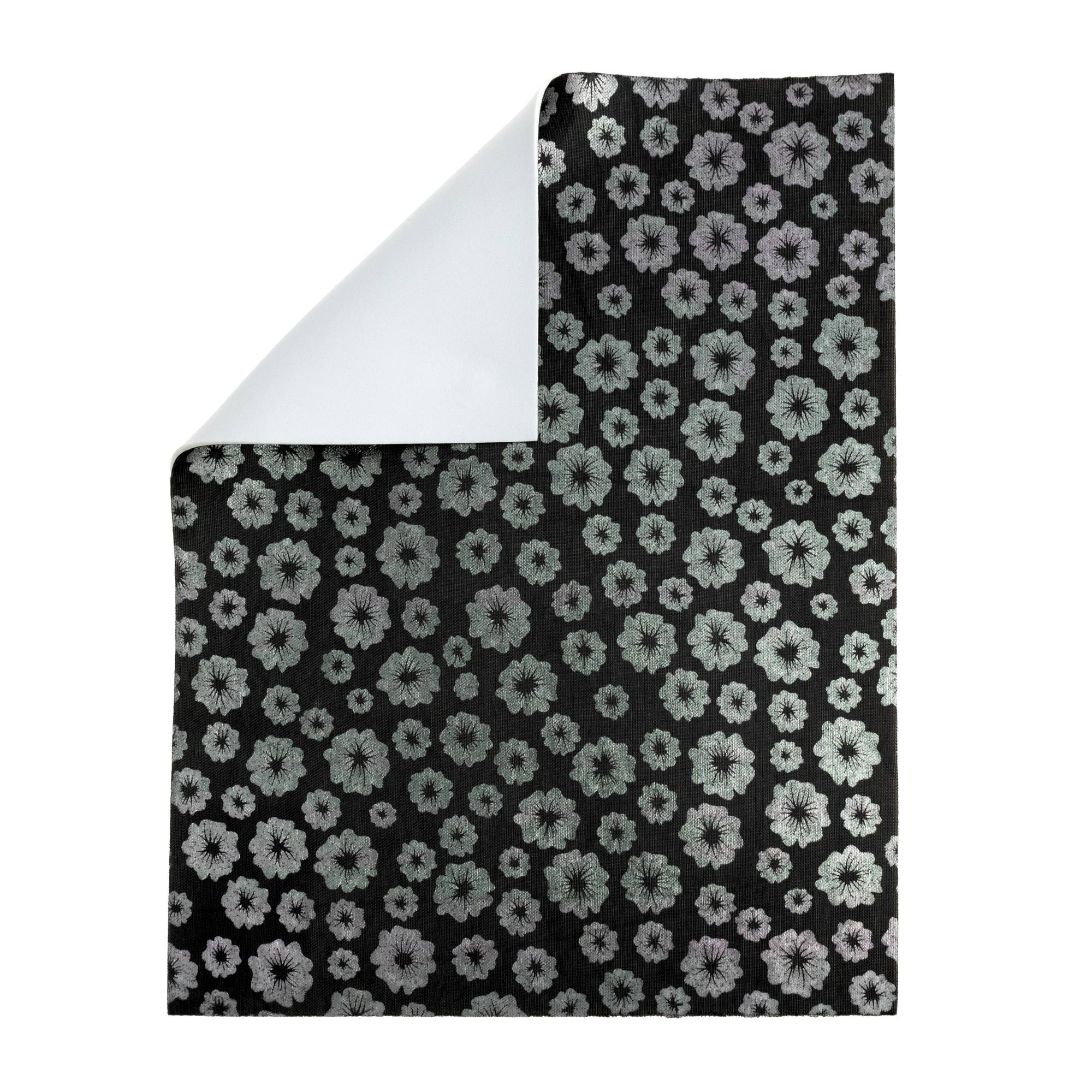 Black Metallic Spot EVA Foam Sheet 22.5cm x 30cm