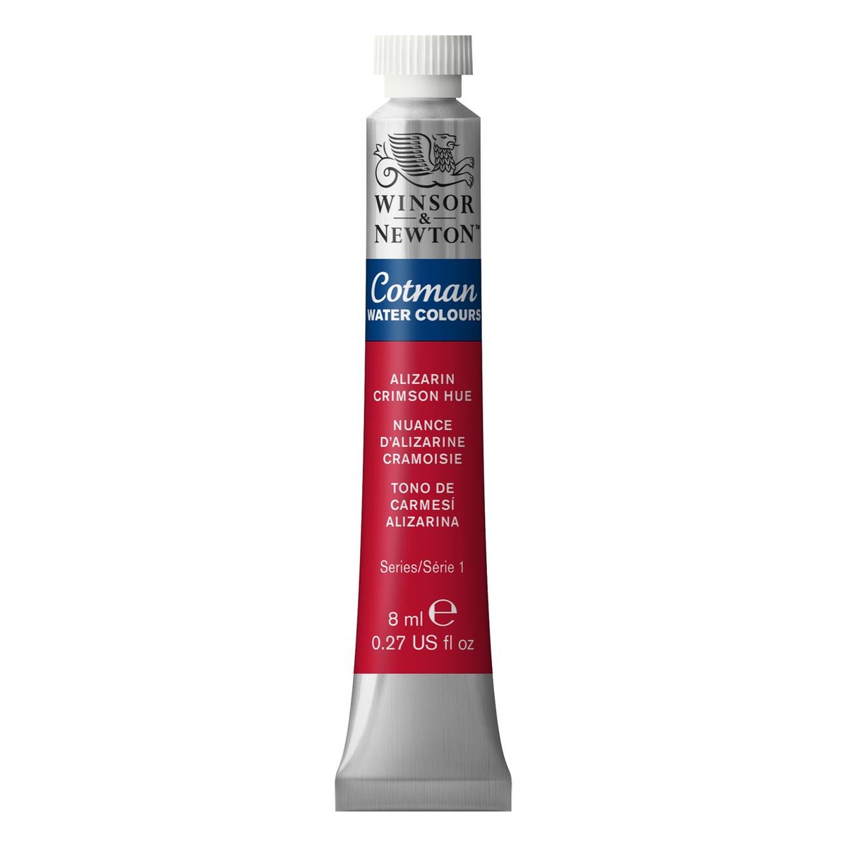 Winsor & Newton Cotman Alizarin Crimson Hue Watercolour Tube 8ml (003)