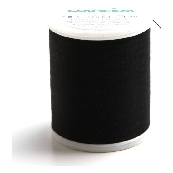 Madeira Black Cotona 50 Quilting Thread 1000m (500)