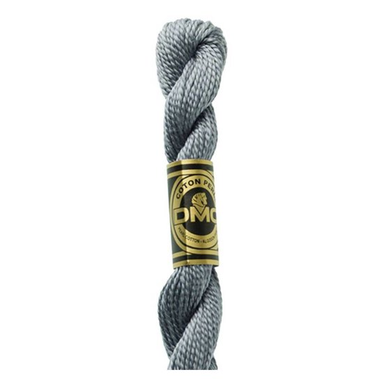 DMC Grey Pearl Cotton Thread Size 5 25m (414)