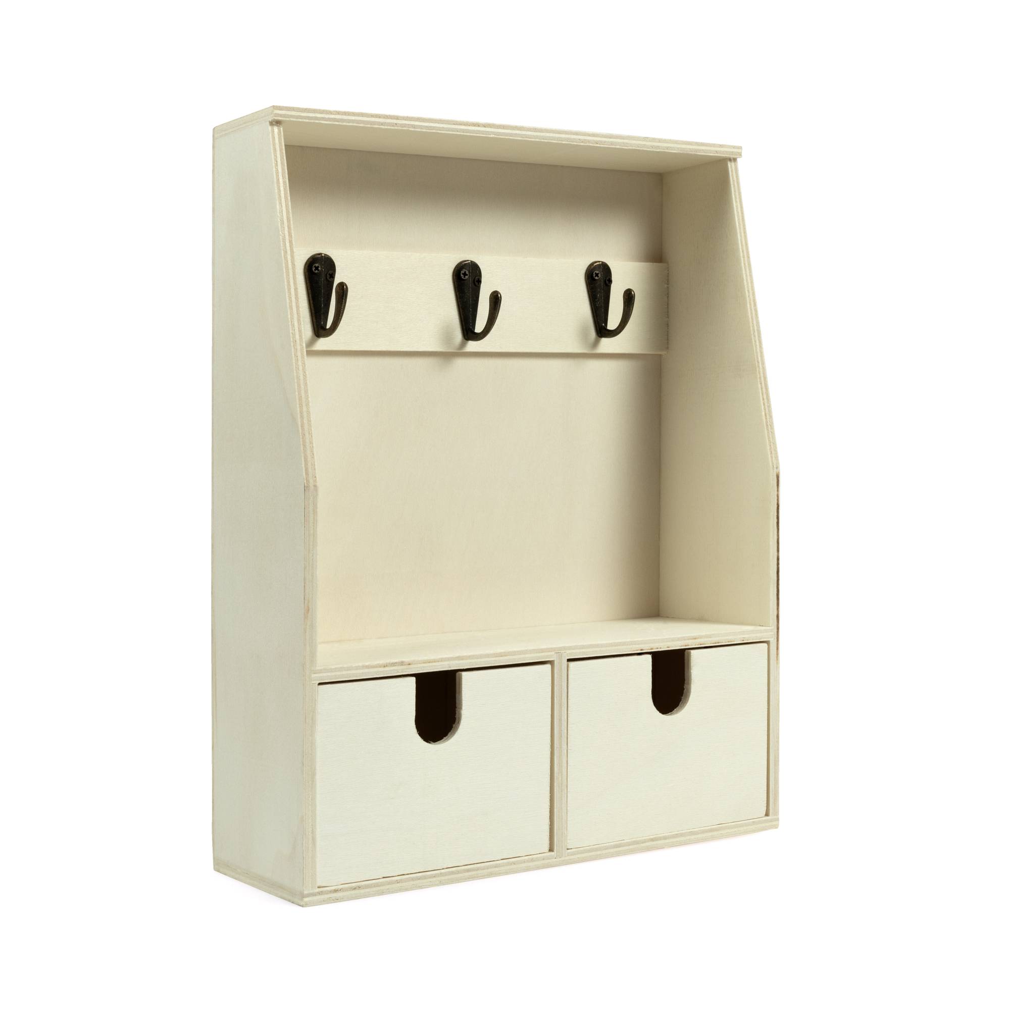 Wooden Key Cabinet 28.5cm x 12cm