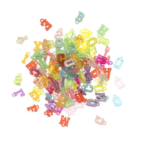 Hanging Alphabet Beads 50g
