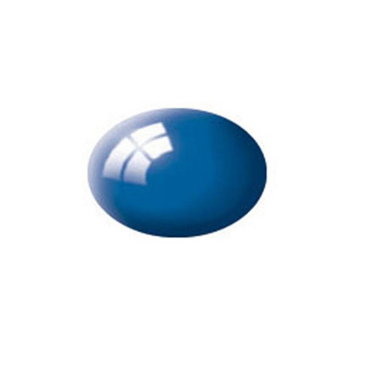 Revell Blue Gloss Aqua Colour Acrylic Paint 18ml (152)